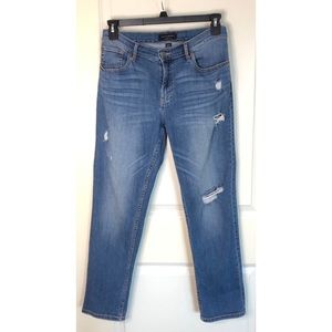 Banana Republic Distressed Crop Girlfriend Jean 12